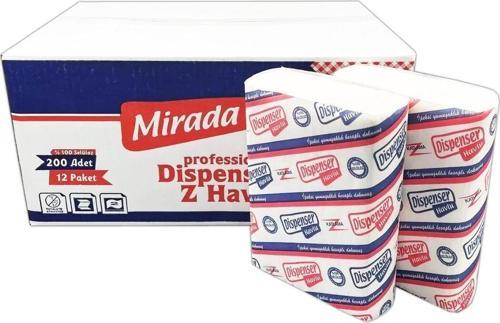 Z Katlama Dispenser Havlu 200*12 Paket