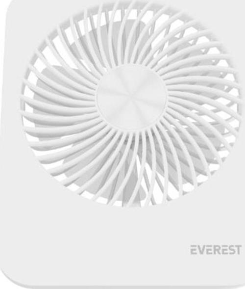 EFN-601 Beyaz 2000mAh 4 Kademeli 4000RPM Hız Metal Ayak Masaüstü Usb Fan
