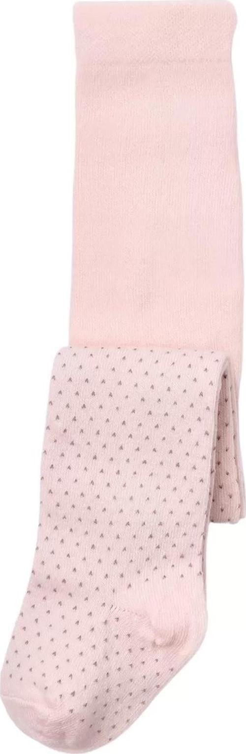 Klasik Puanlı Külotlu Çorap  Pembe