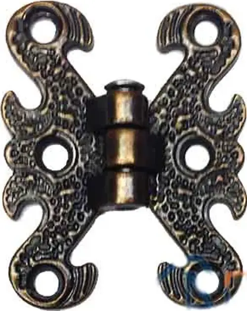 Zamak Kelebek Menteşe - Küçük, 30x40mm, Oksit, 100 Adet