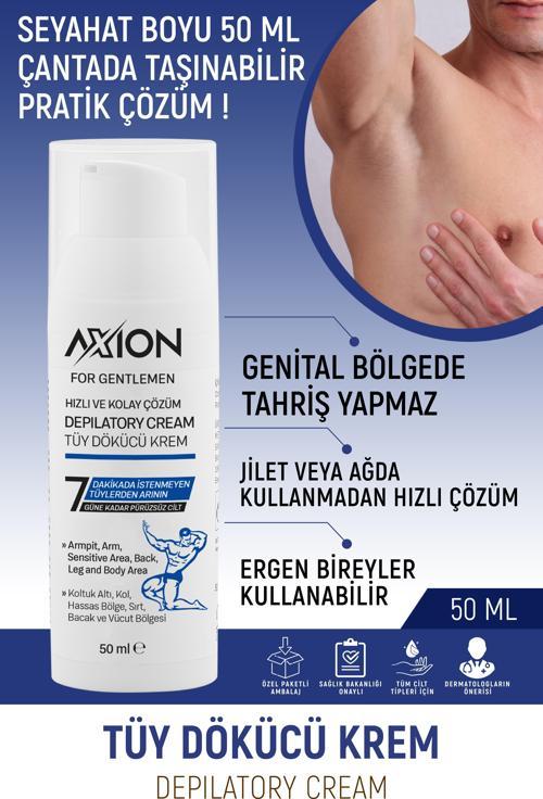 Pratik Tüy Dökücü Ve Azaltıcı 50 ml Erkek Seyahat Boyu