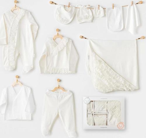 Newborn Chic Girl 10'lu Hastane Çıkışı Ekru