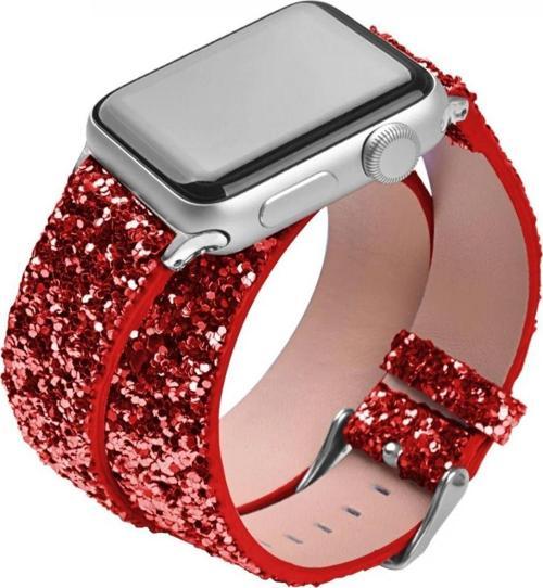 Ally Apple Watch 7-8 45Mm 6-5-4 44Mm Çift Tur Deri Sim İşlemeli Kordon 3-2-1 42Mm - Gms4858-3437