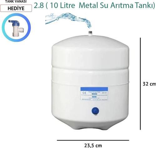 8 Lt. Metal Tank 2.2 Galon Su Arıtma Tankı