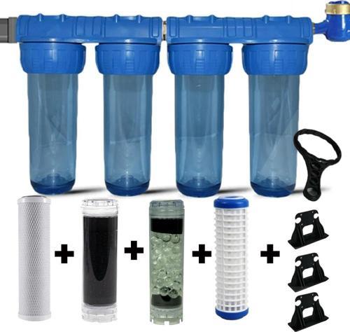 Daire Bina Sayaç Girişi 4 Aşama Su Arıtma Cihazı ( Ağır Kireç Önleyici Yumuşatma Sistemi )