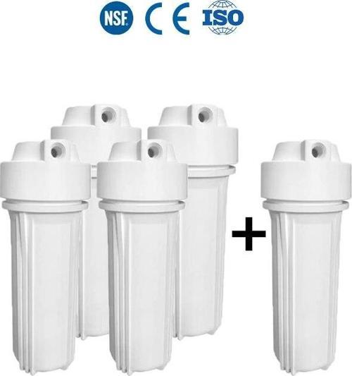 Lotto Filters Açık Kasa Su Arıtma Cihazı için Mat Housing Filtre Kabı 5 Adet