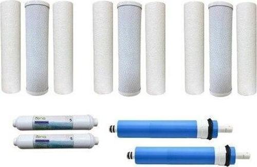 Lotto Filters Açık Kasa Su Arıtma Cihazları Için 13 Lü Set Su Arıtma Filtresi