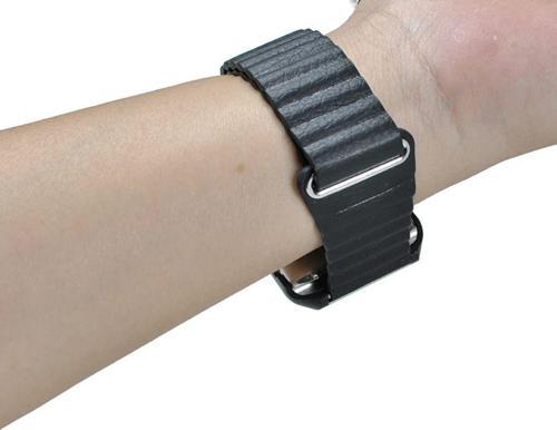 Ally Apple İwatch İçin 6-5-4 44Mm Watch Ultra 49Mm Deri Loop Kayış+ Metal Korum - Gms5457-9448