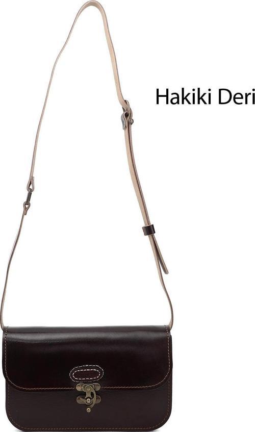 Kadın KOYU BORDO Vaketa Hakiki Deri Omuz ve Postacı Çantası