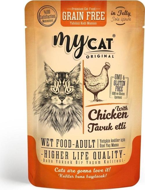 Mycat Tavuketli Pouch 85gr 24lü