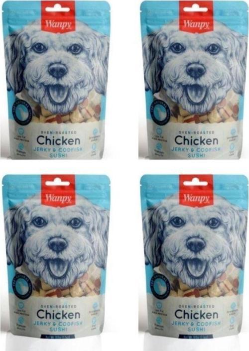 Tavuklu Morina Balıklı Köpek Ödülü100 Gr X 4 Adet