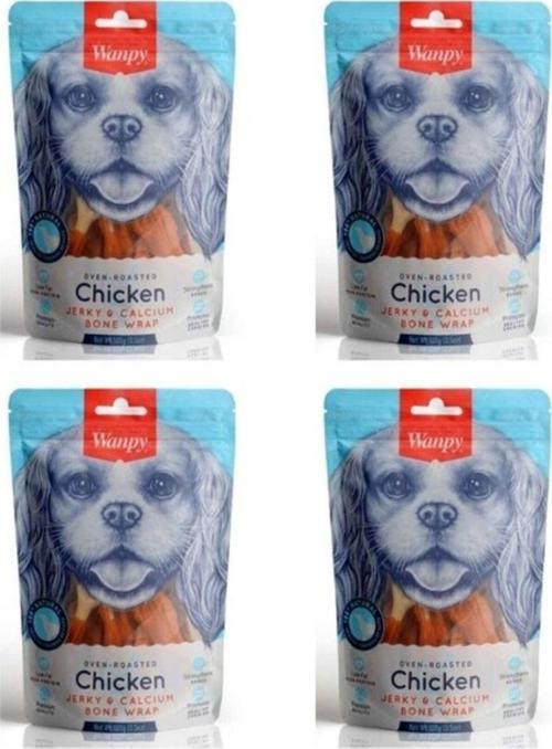 Kalsiyumlu Gerçek Tavuk Köpek Ödülü 100 gr X 4 Adet