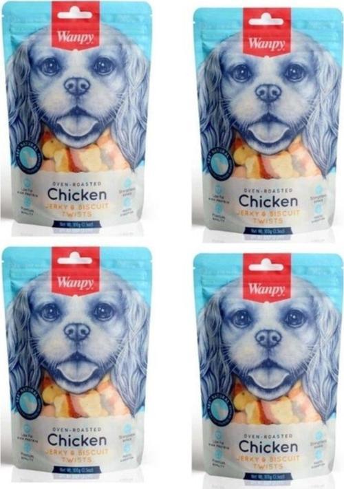 Bisküvi Üzeri Tavuk Sargılı Köpek Ödülü 100gr X 4 Adet