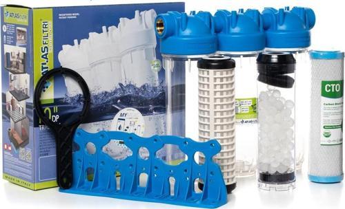 Şebeke modeli su arıtma cihazı kireç ve klor tutucu su arıtma