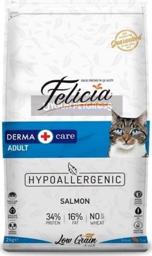 Az Tahilli Yetişkin Somonlu Hypoallergenic Kedi Mamasi 2 Kg