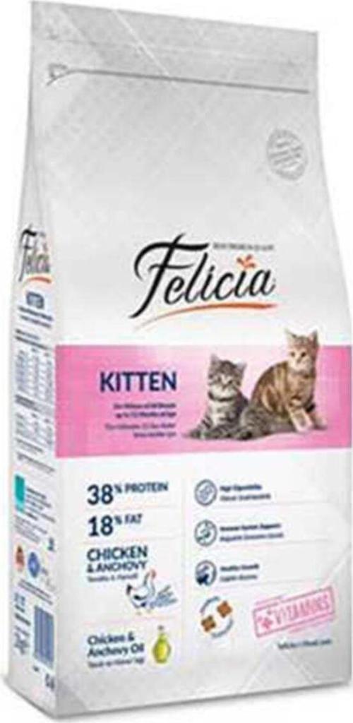 Tavuklu Hamsili Hypoallergenic Az Tahıllı Yavru Kedi Maması 2 kg