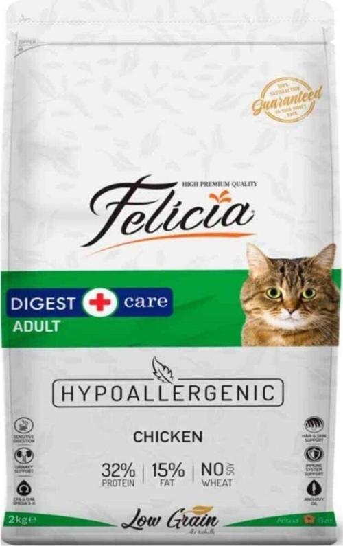 Kedi Maması Tavuklu Hypoallergenic Az Tahıllı 2 kg