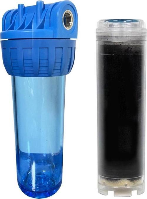 Su Arıtma 10'' Blok Karbon Tüp Su Filtresi 1 İnc Su Tatlandırıcı