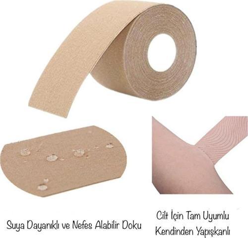 Göğüs Bandı Dikleştirici Kaldırıcı Ten Rengi Bant