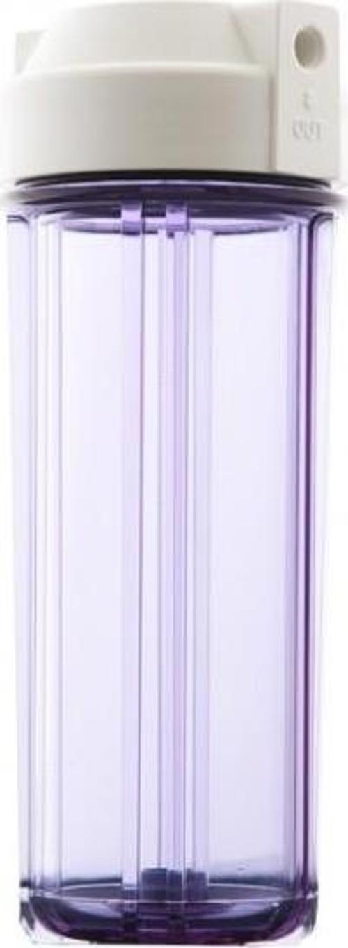 Su Arıtma 10" Şeffaf Filtre Kabı (Housing) Çift O-Ring