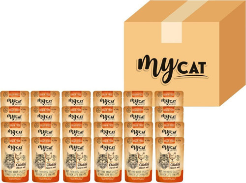 Mycat tavuk etli pouch Yaş mama 85gr 24lü 4016