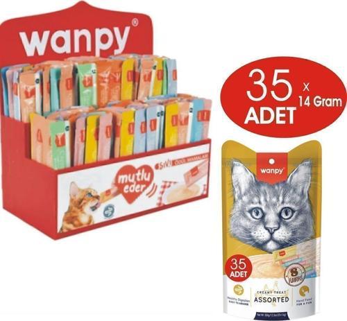 Karışık Sıvı Kedi Ödül Maması 35 Adet X 14 gram