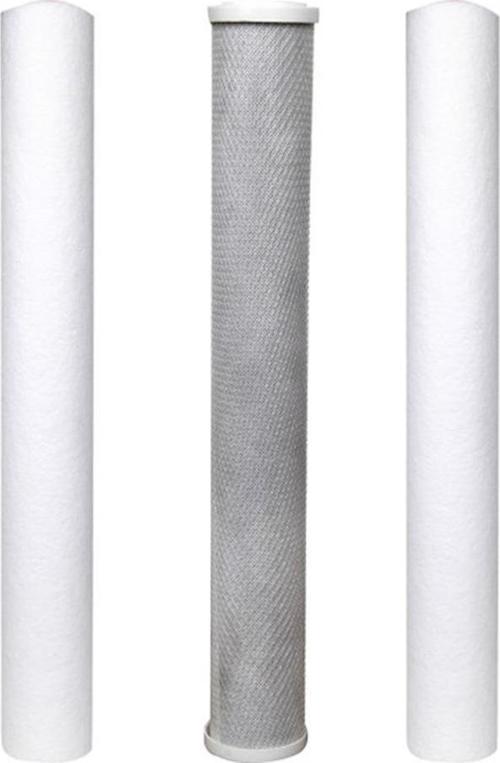 Su Arıtma 20 Inch 5 Micron Tortu + B. Aktif Karbon + Tortu Filtre 456214963