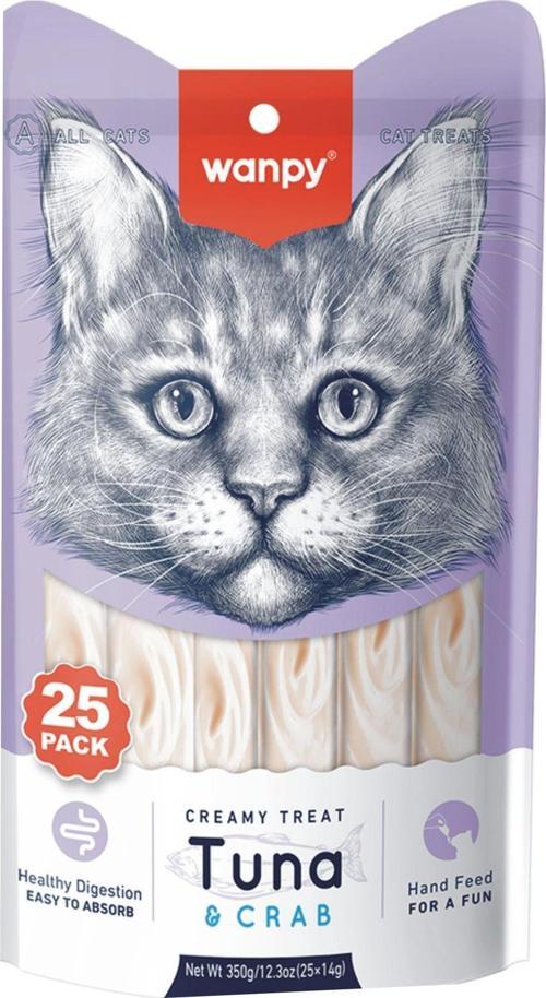 kedi ödül ton balıklı ve yengeçli sıvı kedi ödül maması 14 gram x 25 Adet