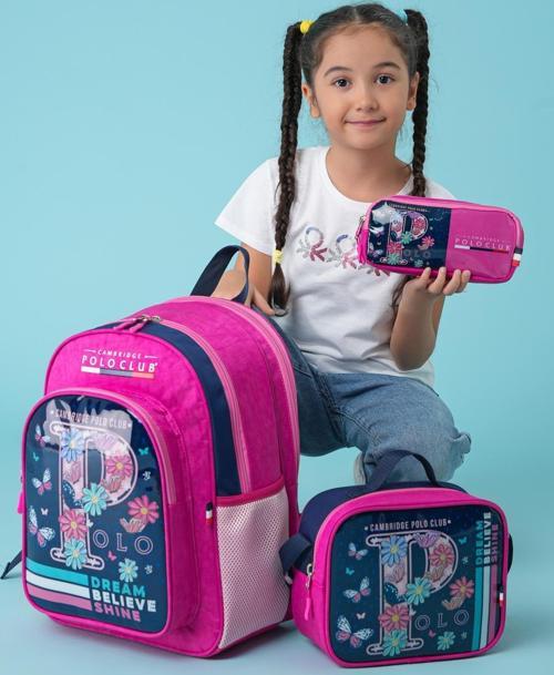 Düşler Bahçesi 3'lü Kız Çocuk İlkokul Çanta Seti