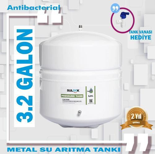 Su Arıtma Cihazı 12 Lt 3.2 Galon Çelik Su Arıtma Deposu Tankı