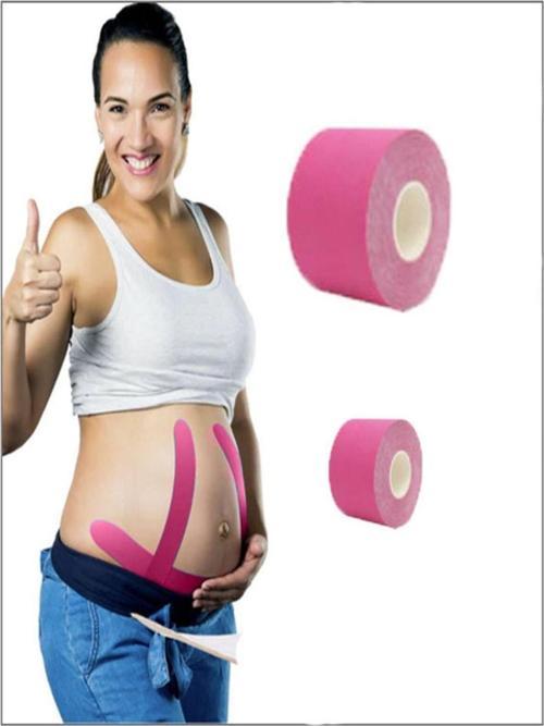 Göbek Destekleyici Bant Pembe Renk