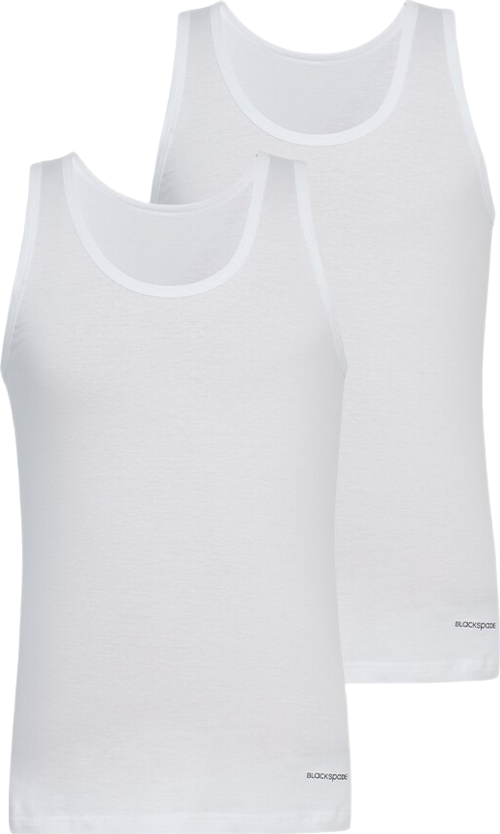 Erkek Atlet 2'li Paket Loose Fit 9225 - Beyaz