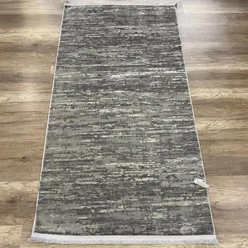 Rare 1041 Gri Modern Mikrofiber Makine Halı