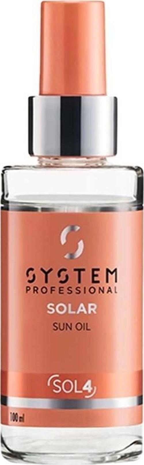 System Professional Solar Sol4 Sun Oil Güneş Koruyucu Saç Yağı 100 ml