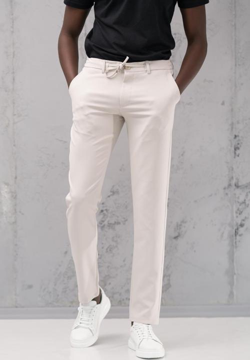 Slimfit Full Likralı Esnek Beli Lastikli Yazlık Jogger Pantolon 