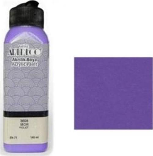 Akrilik Boya 140 ml Mor - 4 adet