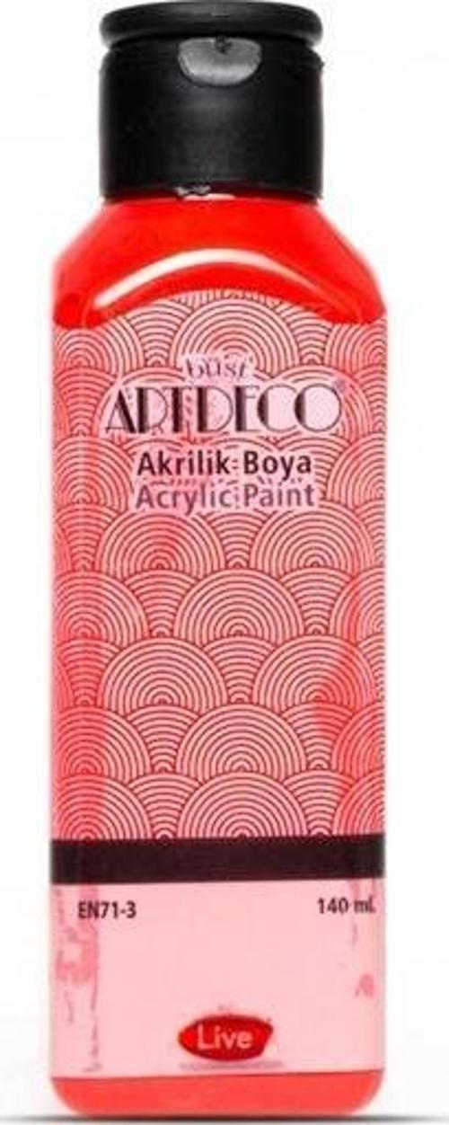 Akrilik Boya 140 ml Kırmızı - 4 adet