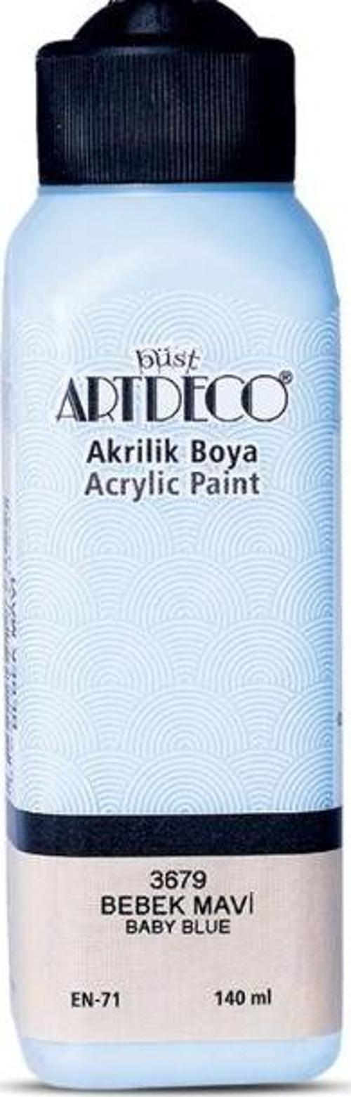 Akrilik Boya 140 ml Bebek Mavi 2 adet