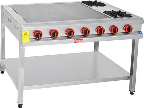 Doğalgazlı Tezgahlı 2 Ocaklı Bazlama Ocağı