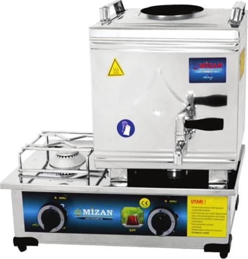 15 Lik Doğalgazlı 10 Litre 1 Demlikli Çay Kazanı