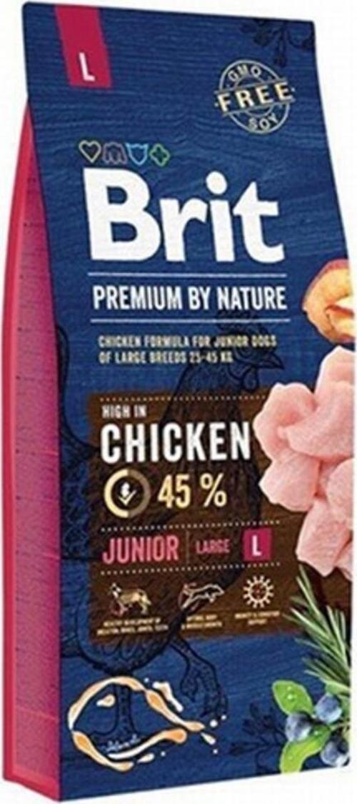 Brit Premium By Nature Büyük Irk Tavuklu Yavru Köpek Maması 15 Kg