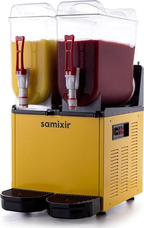 Twin Çiftli 12+12 Lt Slush Buzlaş Karlamaç Makinesi SLUSH-24-Y