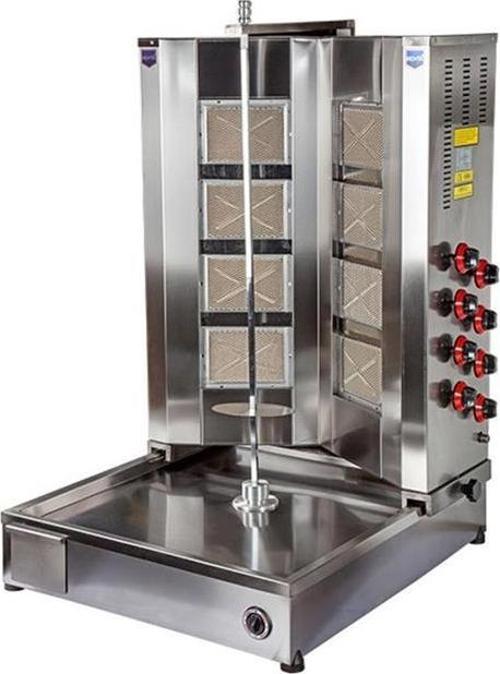 D14 V Model Döner Ocağı, 8 Radyanlı, DoğalDoğalgazlı