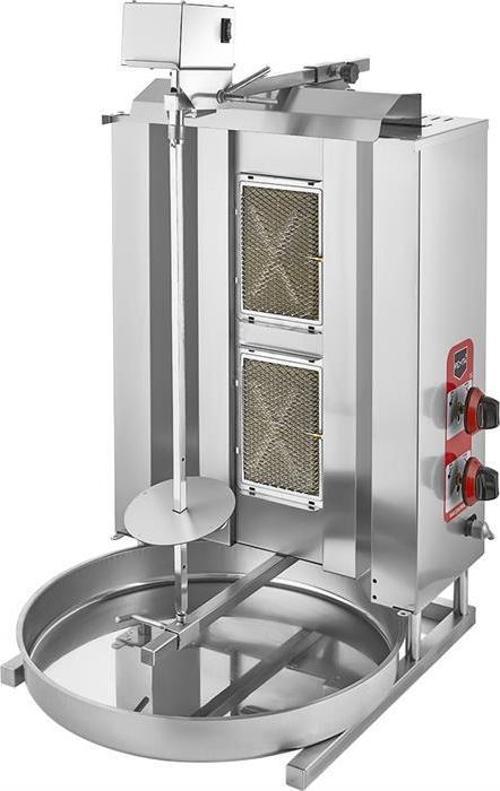 2 Radyanlı Üstten Motorlu Doğalgazlı (CE) Döner Ocağı