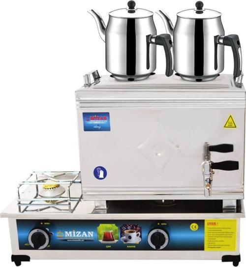 25 Lik Doğalgazlı 20 Litre 2 Demlikli Çay Kazanı DEMLİK HEDİYELİ