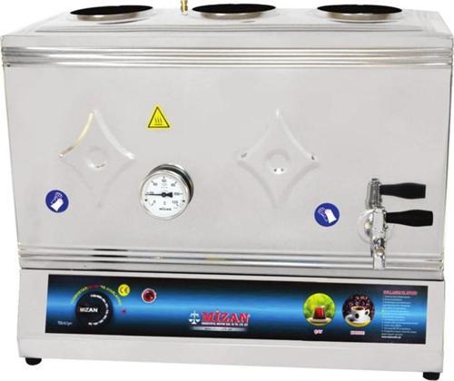 60 Lık Elektrikli 40 Litre 3 Demlikli Çay Kazanı