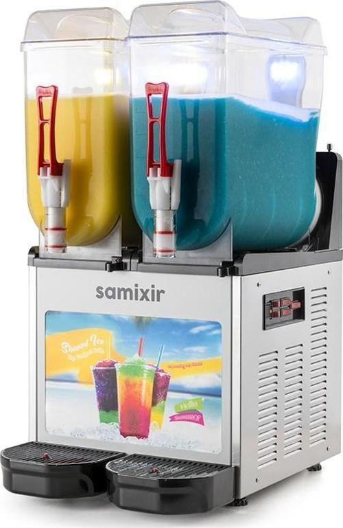 Twin Allure Çiftli 12+12 Lt Slush Buzlaş Karlamaç Makinesi SLUSH-24-IA
