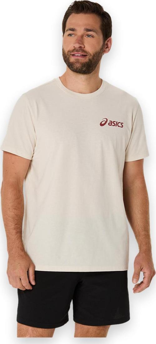 2031E659 Chest Logo Ss Tee Krem Erkek T-Shirt