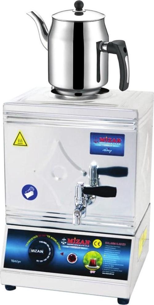 15 Lik Elektrikli 10 Litre 1 Demlikli Çay Kazanı DEMLİK HEDİYELİ