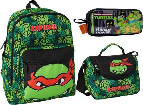 Ninja Turtles İlk Ve Ortaöğretim Okul Çantası-Beslenme Ve kalem Çantası Seti